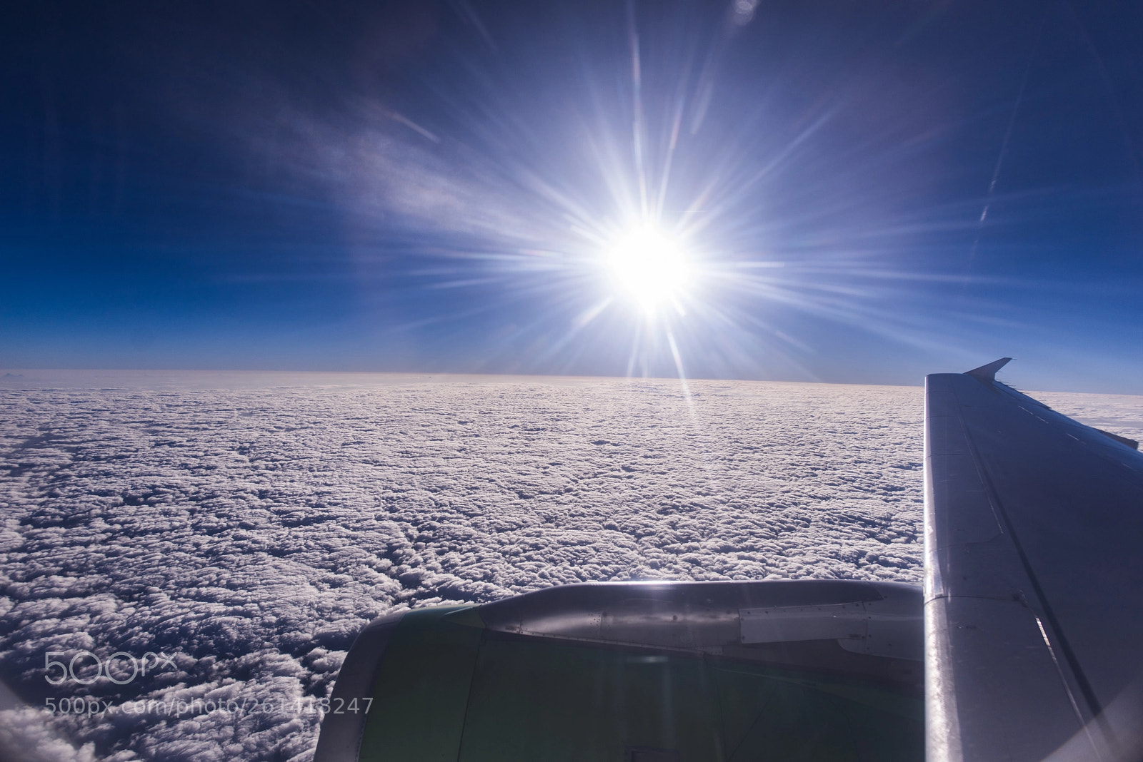 Nikon D810 sample photo. Clouds from above photography