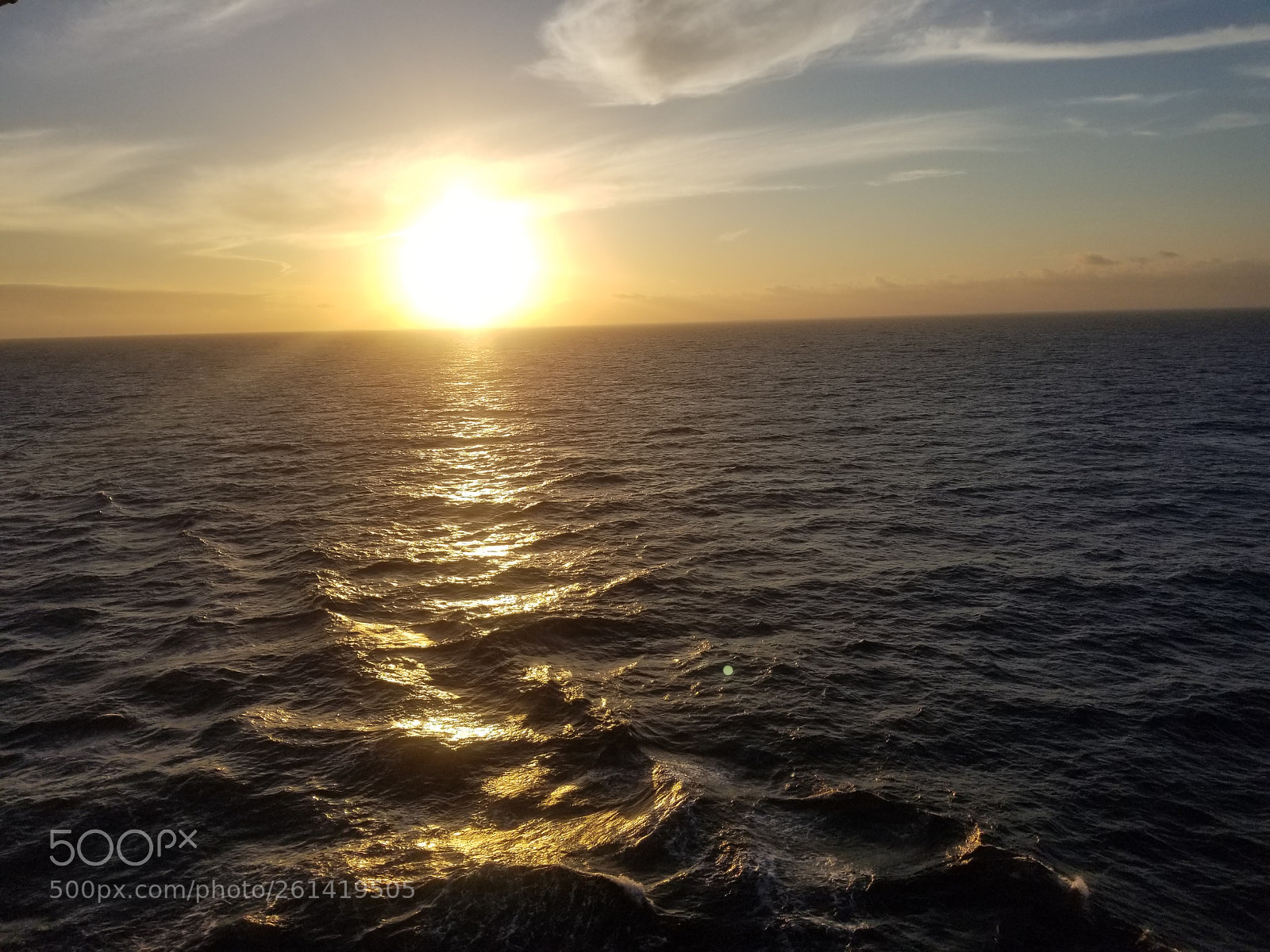 Samsung Galaxy S8 sample photo. Sunset over the ocean photography