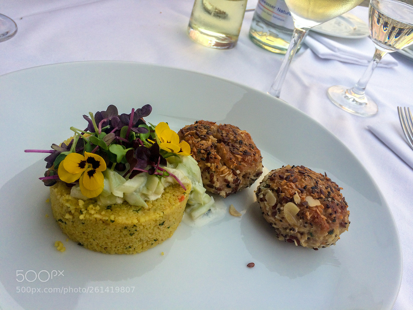 Apple iPhone 5s sample photo. Couscous salad and veal photography