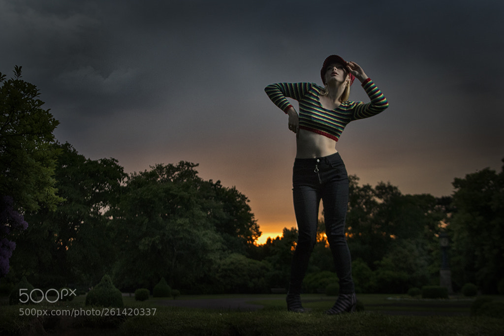 Canon EOS 750D (EOS Rebel T6i / EOS Kiss X8i) sample photo. Sunset stripes photography