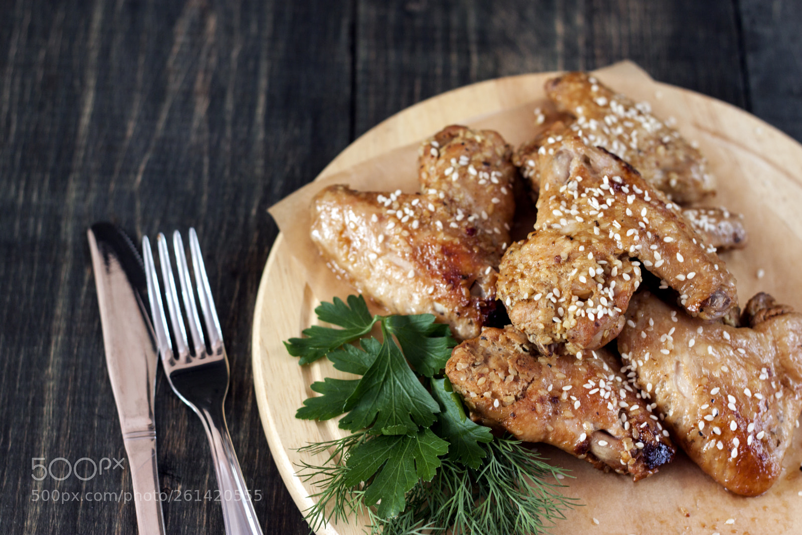 Canon EOS 500D (EOS Rebel T1i / EOS Kiss X3) sample photo. Chicken wings on a photography
