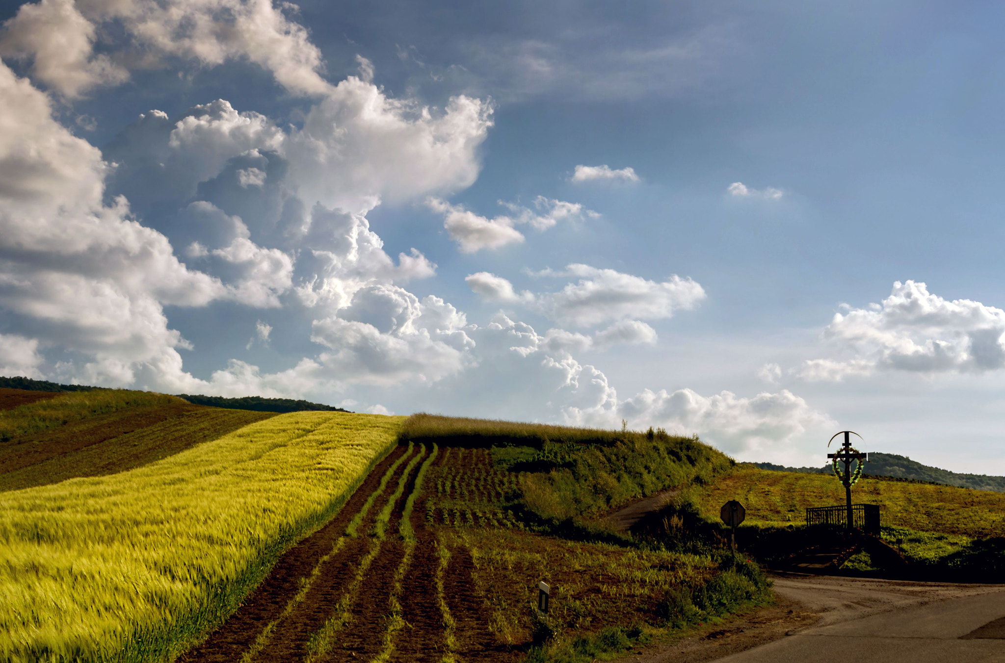 Pentax K-5 II sample photo. Arable land photography