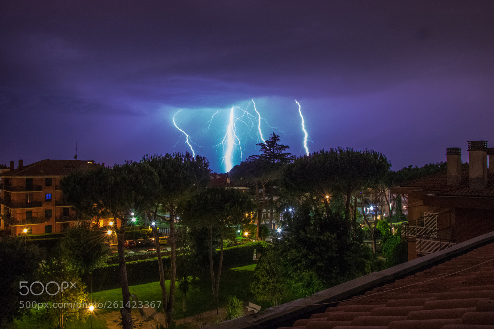 Nikon D3400 sample photo. Thunderstorm in rome photography