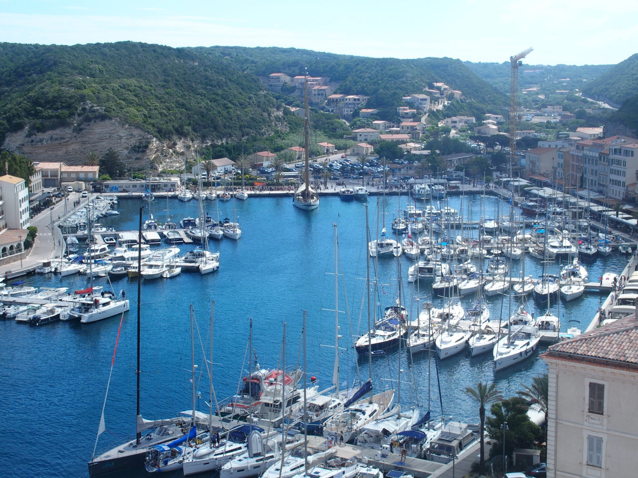 Olympus STYLUS1,1s sample photo. Harbor of bonifacio, corsica photography