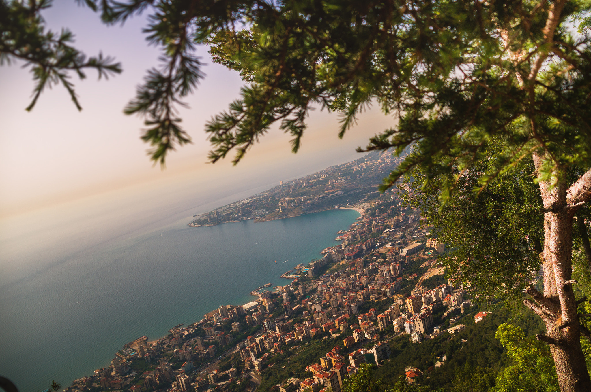 Sony SLT-A57 sample photo. Jounieh bay viewed from harrisa photography