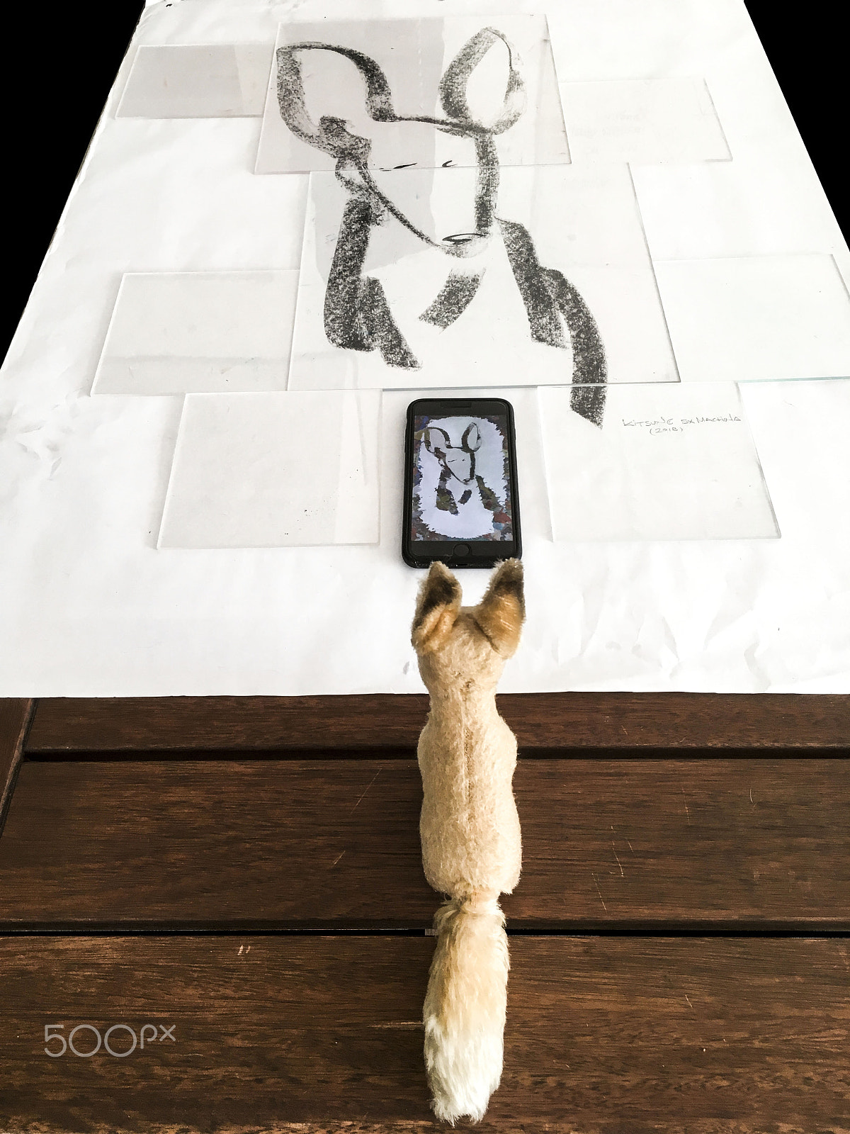 Apple iPad Pro sample photo. 700 foxes of 7 seconds +/-1 (installation) photography