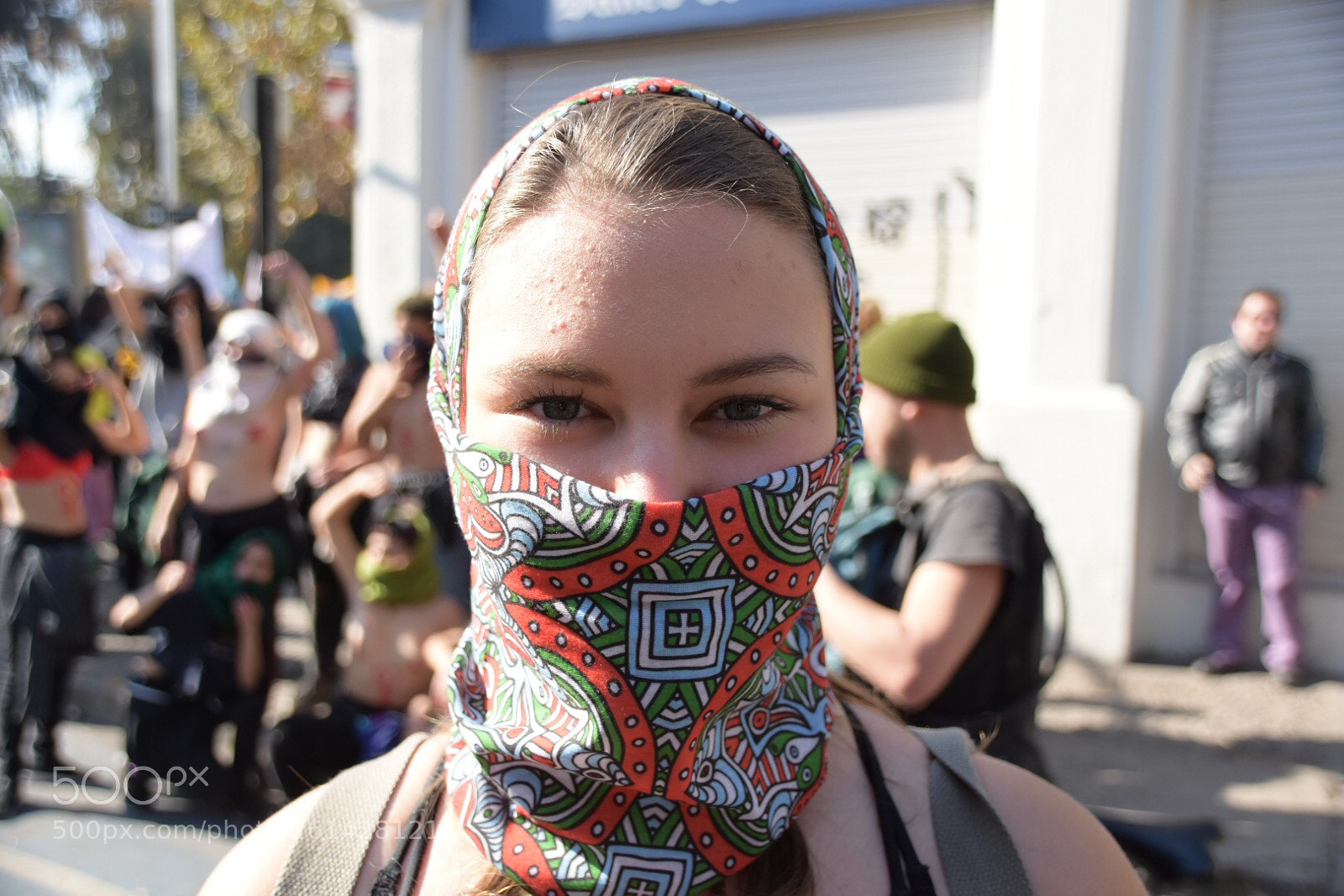 Nikon D7200 sample photo. "capucha" marcha feminista photography
