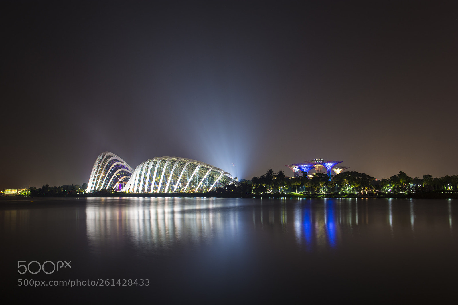 Nikon D7100 sample photo. Singapore city lights photography
