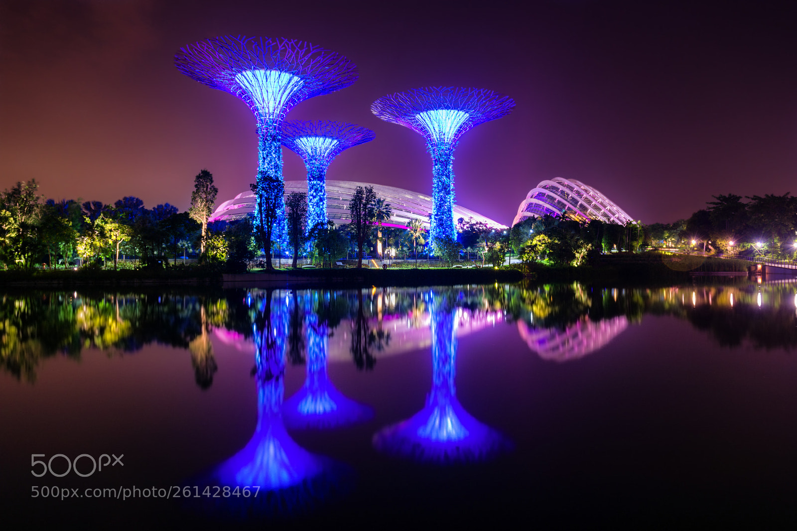 Nikon D7100 sample photo. Singapore city lights photography