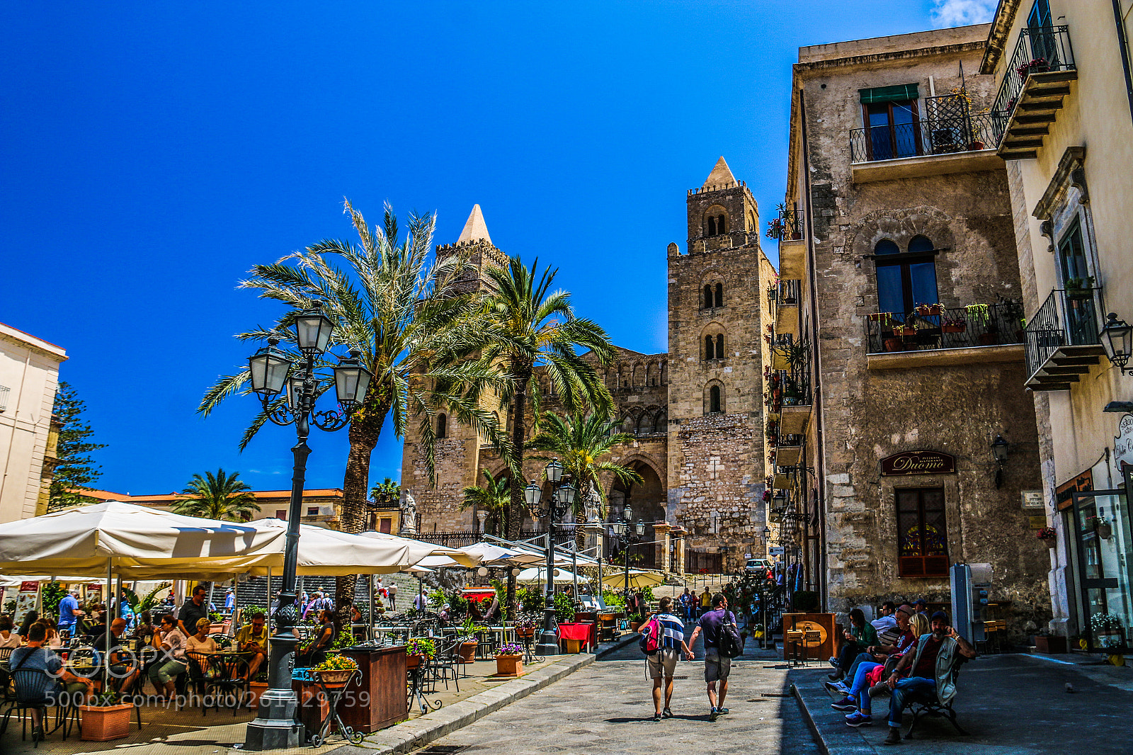 Canon EOS 70D sample photo. Cefalù cathedral photography