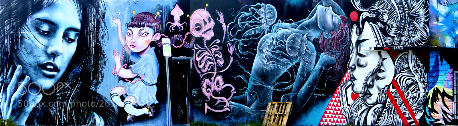 Panasonic Lumix DMC-FZ150 sample photo. Wynwood wall #1 photography