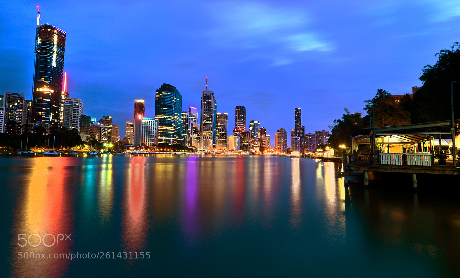 Nikon D3200 sample photo. Brisbane blue wide view photography