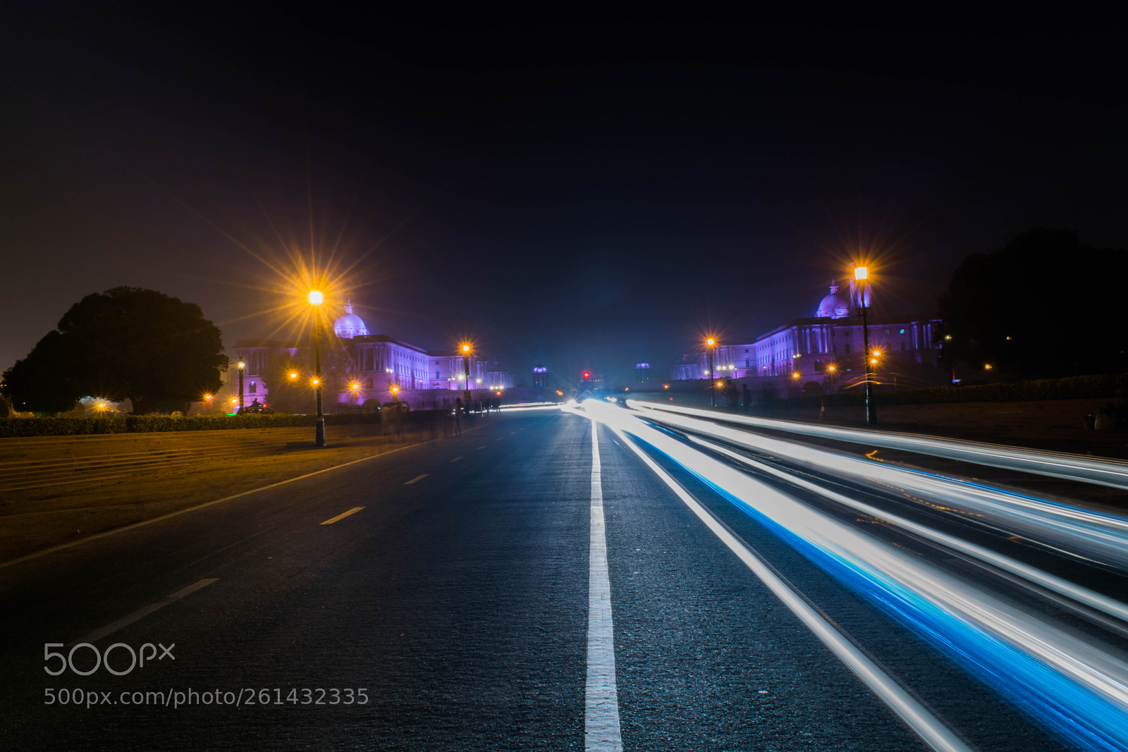 Nikon D3300 sample photo. One sided light trails photography