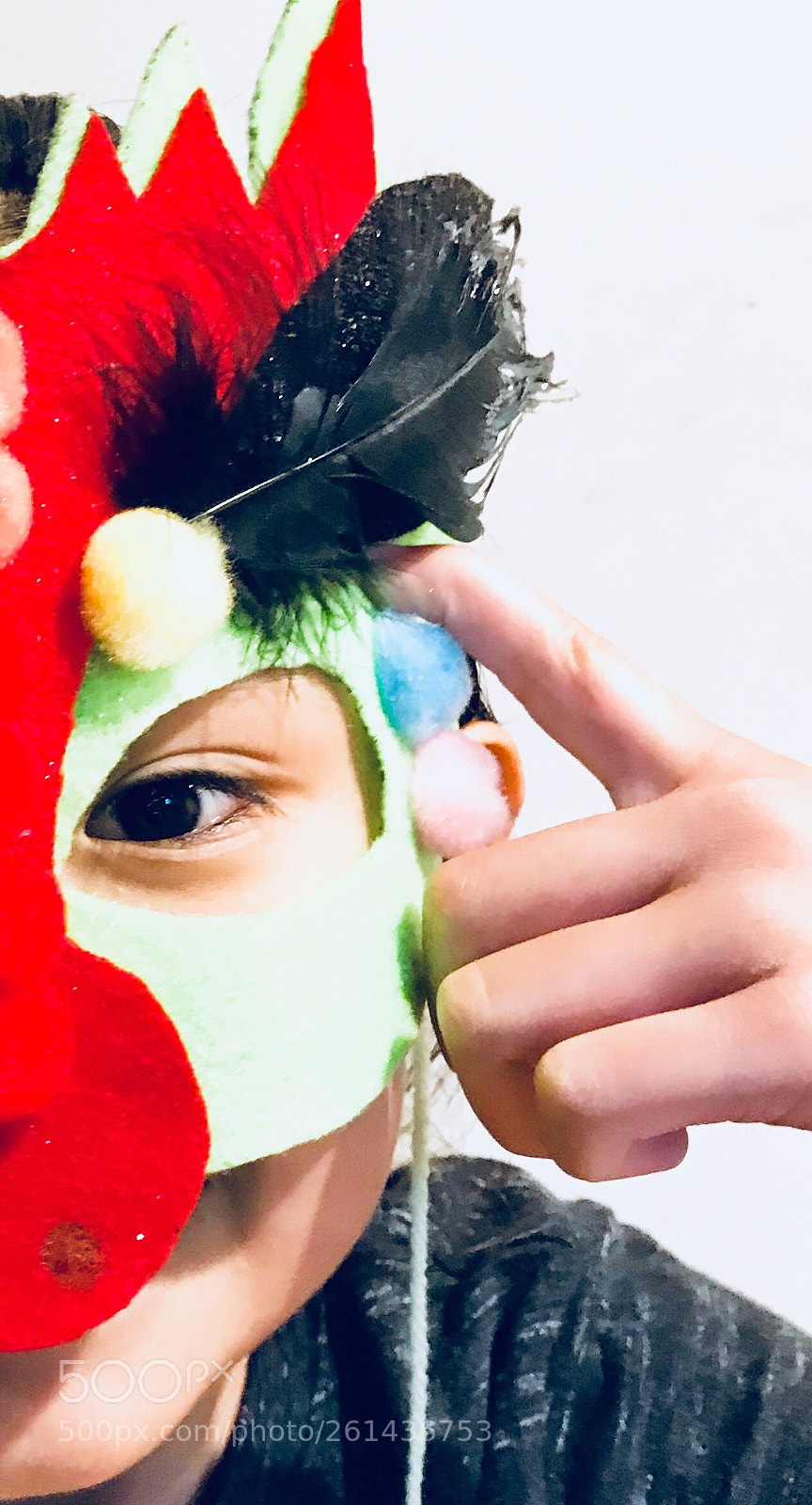 Apple iPhone 7 sample photo. Girl with a mask photography