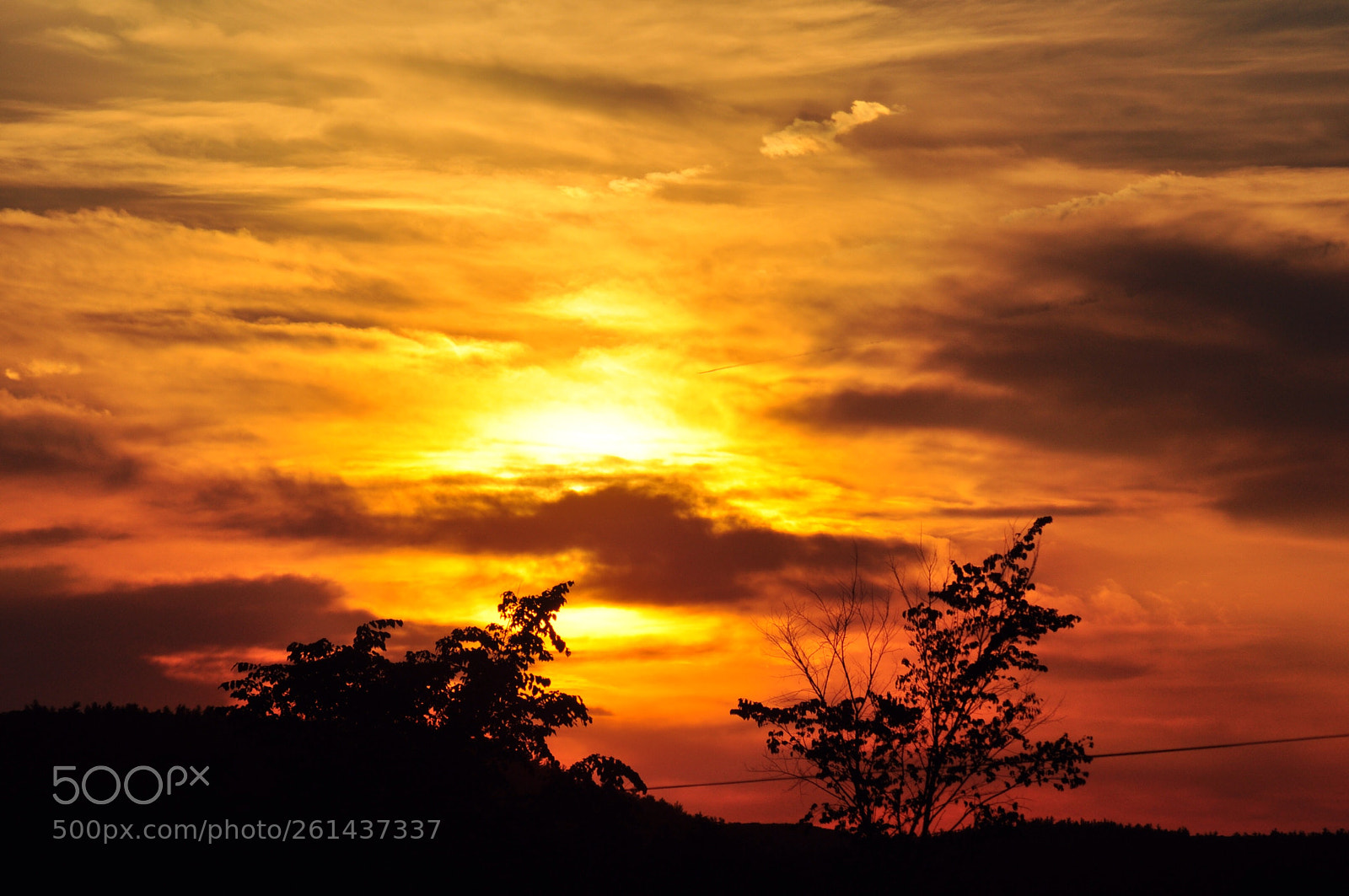 Nikon D5000 sample photo. Sun blast setting photography