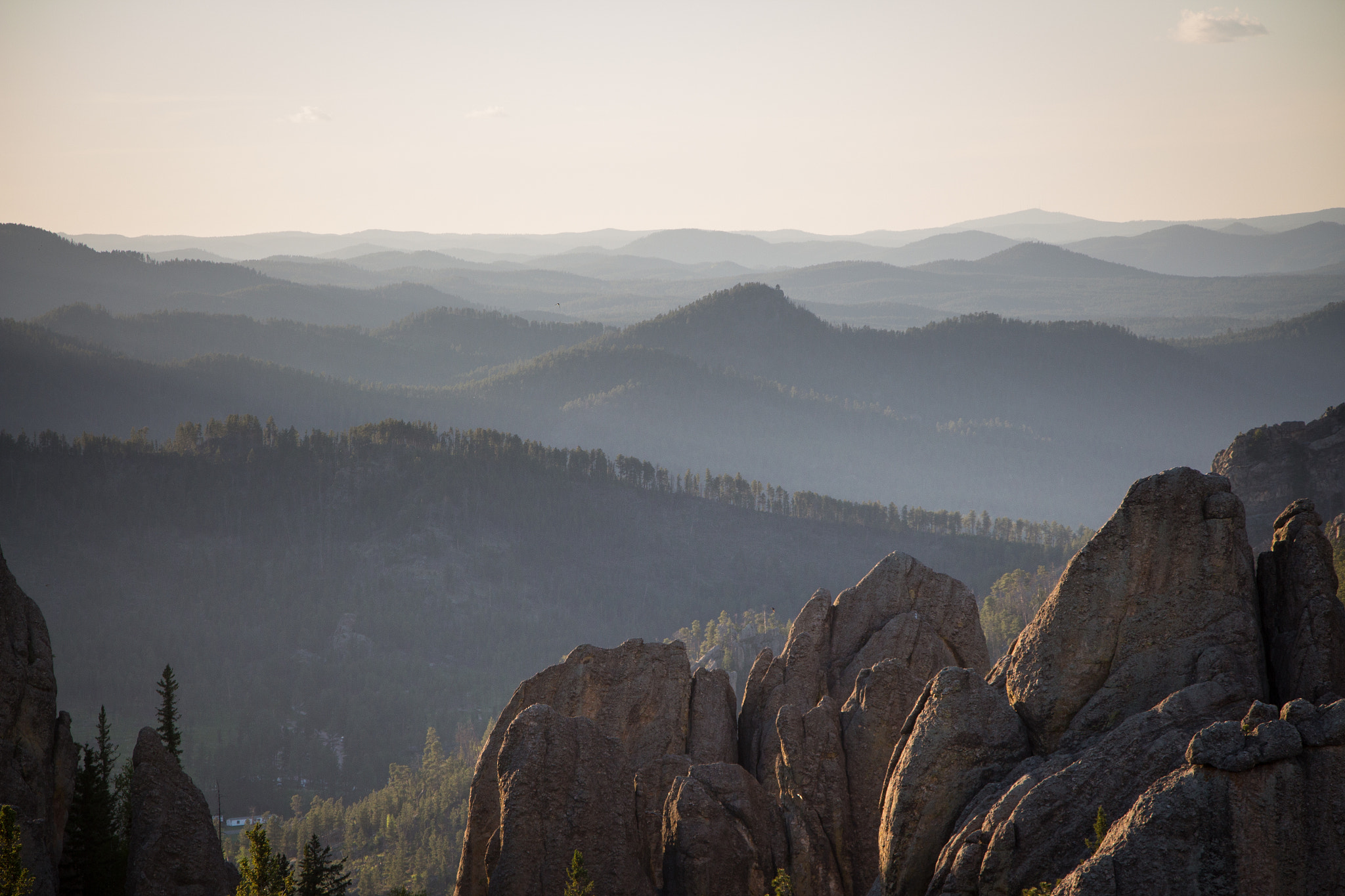 Canon EOS 650D (EOS Rebel T4i / EOS Kiss X6i) sample photo. Dusk in the black hills photography