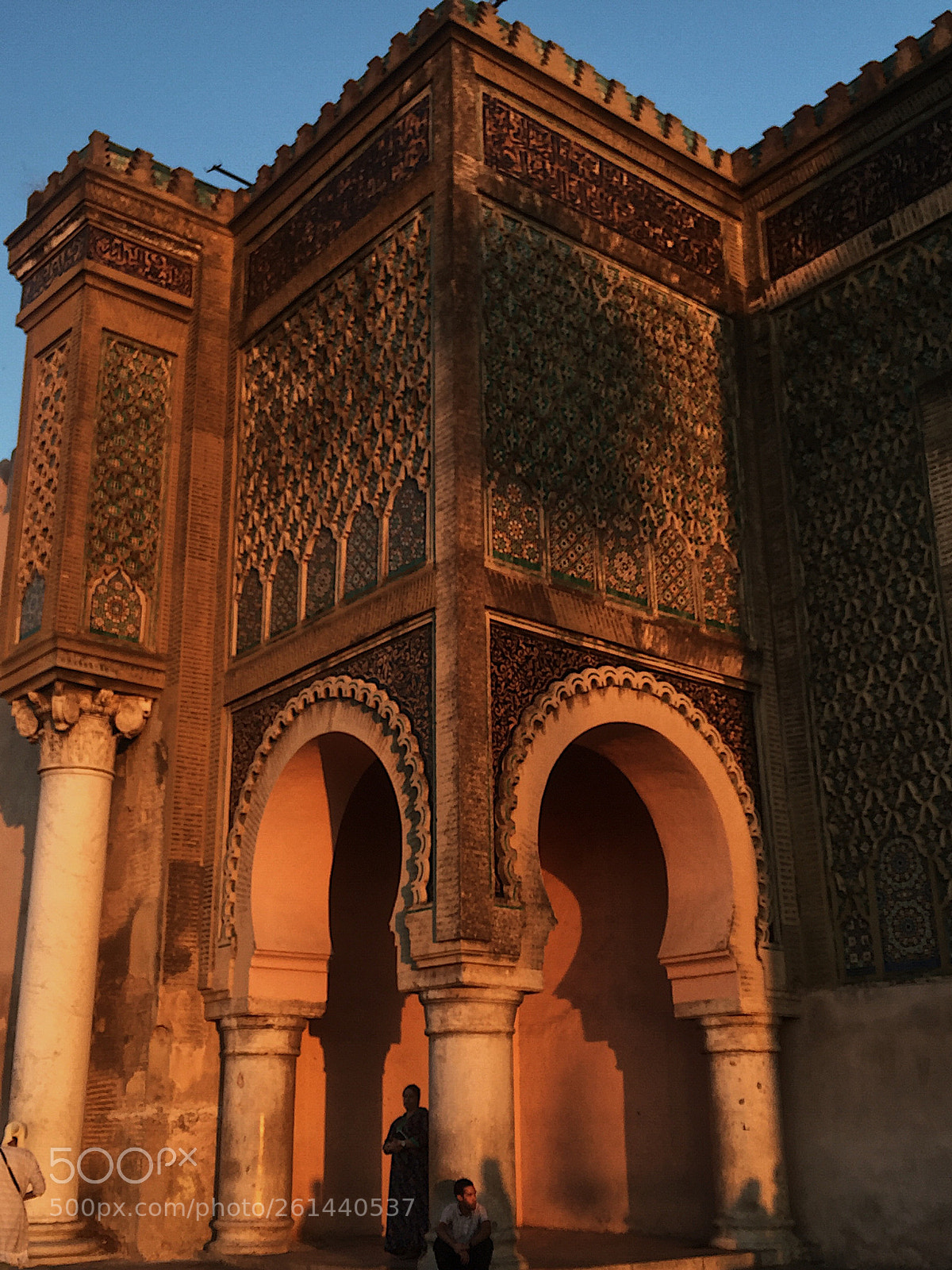 Apple iPhone 6 Plus sample photo. Sunset at bab mansour photography