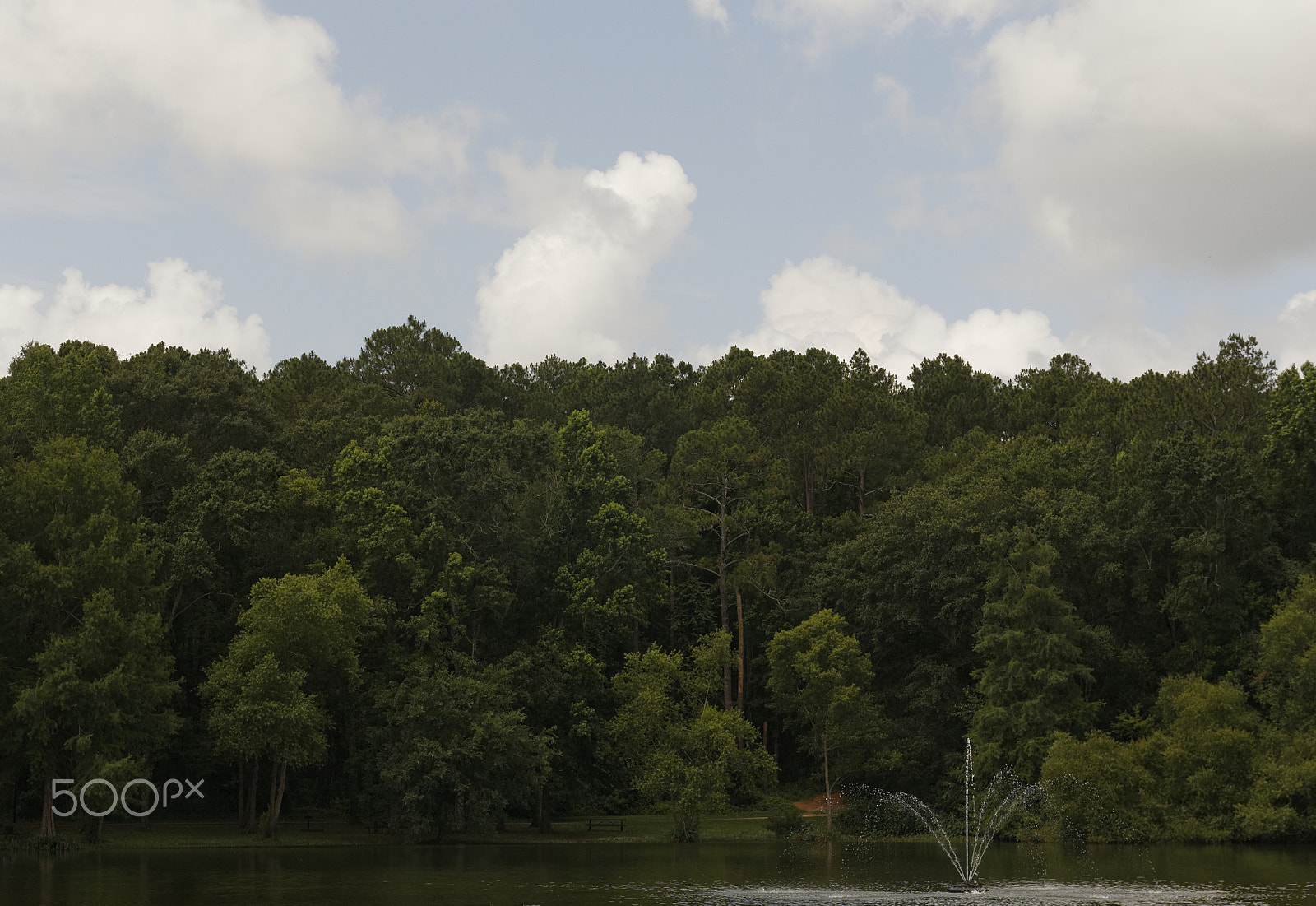 Canon EOS 1200D (EOS Rebel T5 / EOS Kiss X70 / EOS Hi) sample photo. Fountain lake and forest mk i photography