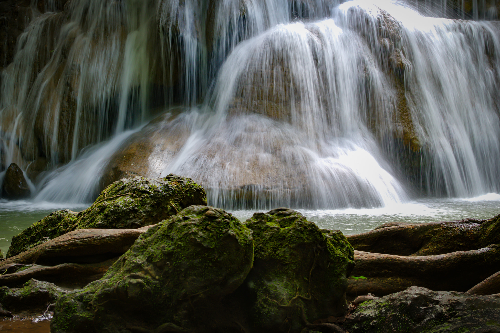 Pentax KP sample photo. Huay mae kamin waterfall at kanchanaburi, thailand photography