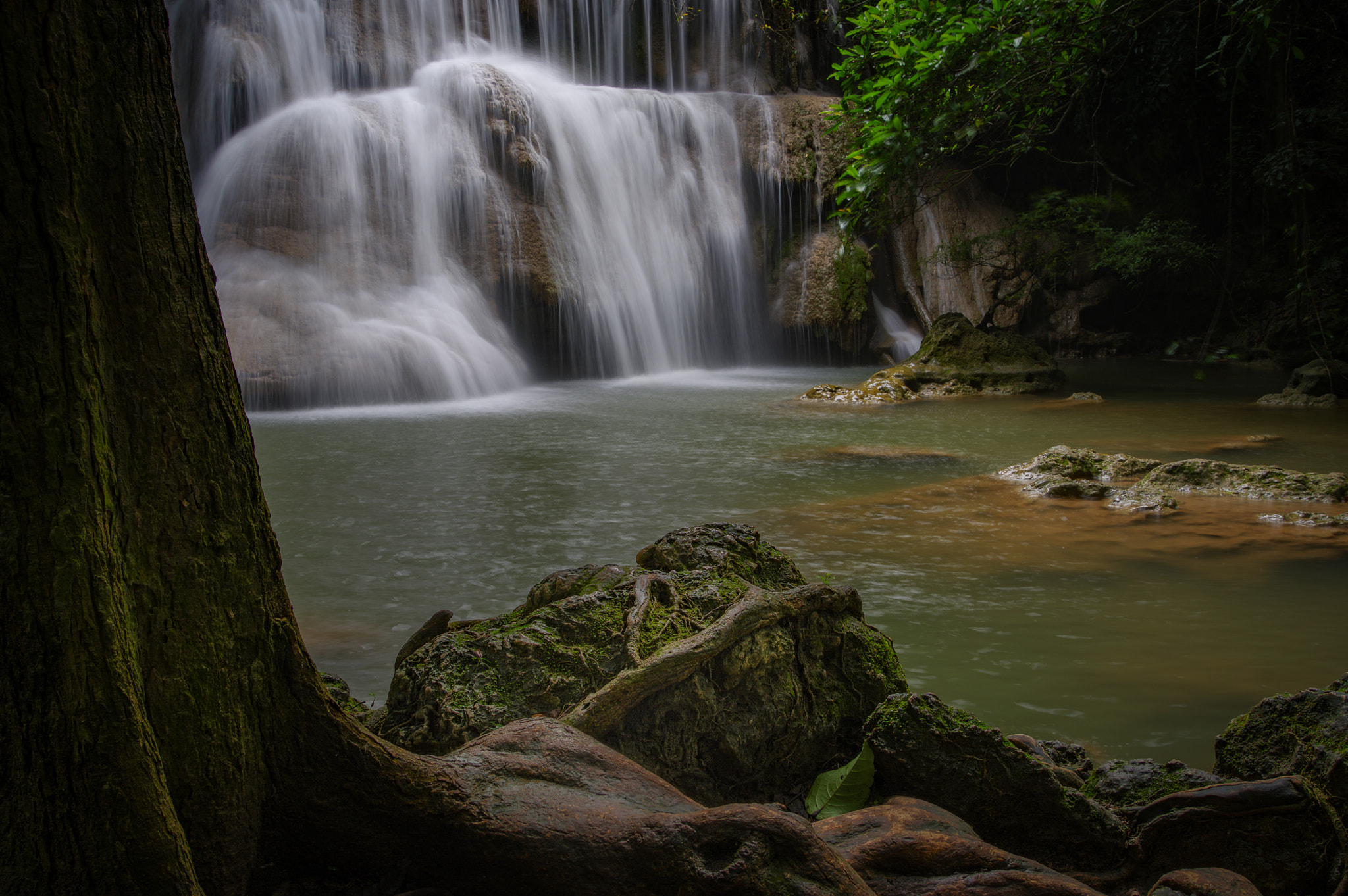Pentax KP sample photo. Huay mae kamin waterfall at kanchanaburi, thailand photography