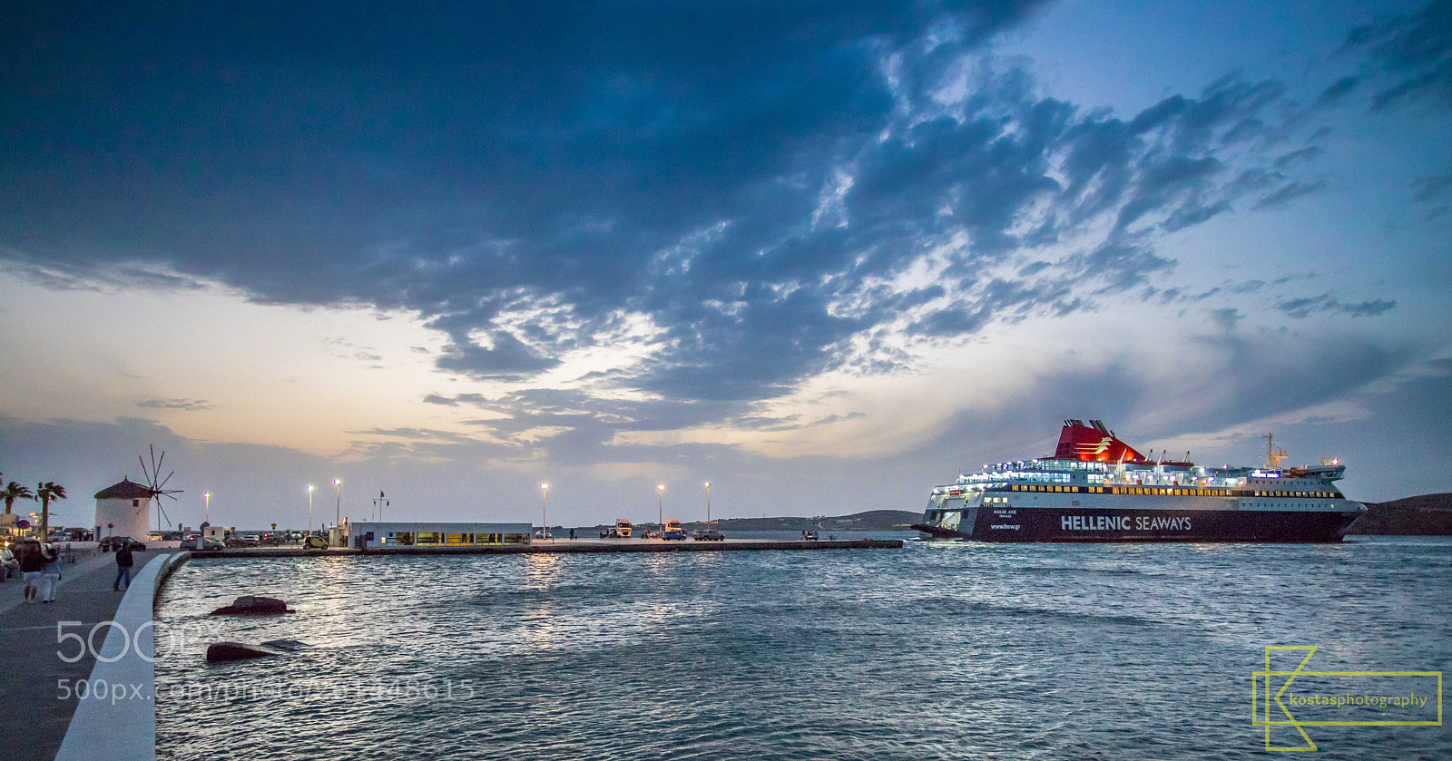 Canon EOS 6D Mark II sample photo. Ferry at paros photography