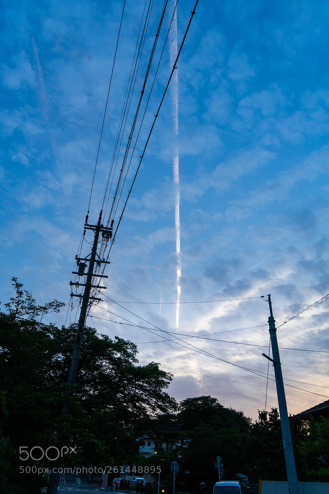 Sony a7 II sample photo. Contrail photography