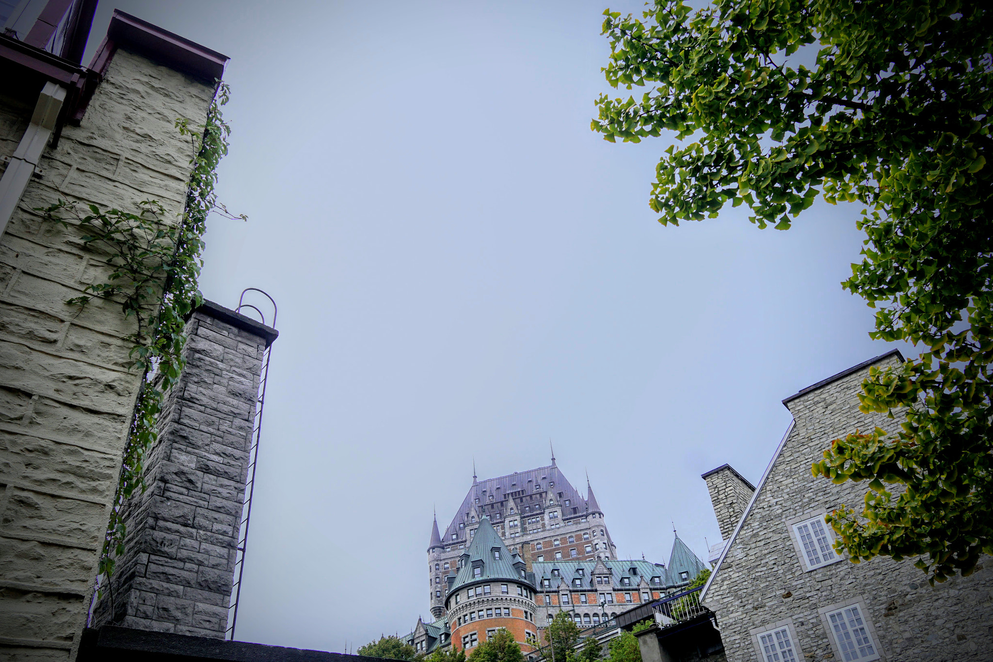 Sigma 19mm F2.8 EX DN sample photo. Castle in old montreal photography
