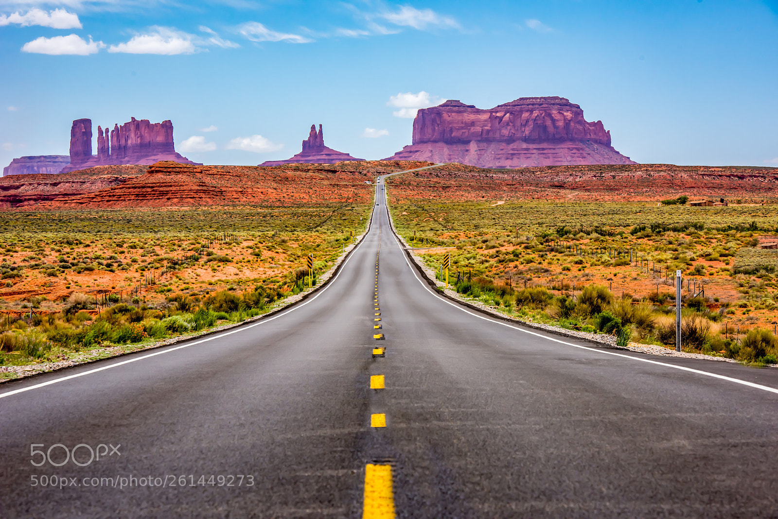 Nikon D810 sample photo. The road monument valley photography