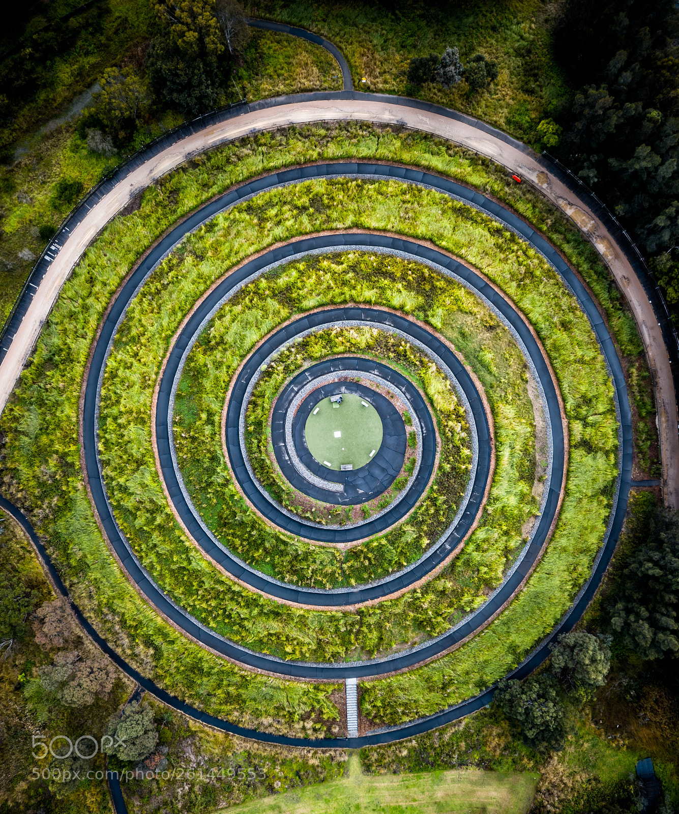 DJI FC220 sample photo. Bay marker photography