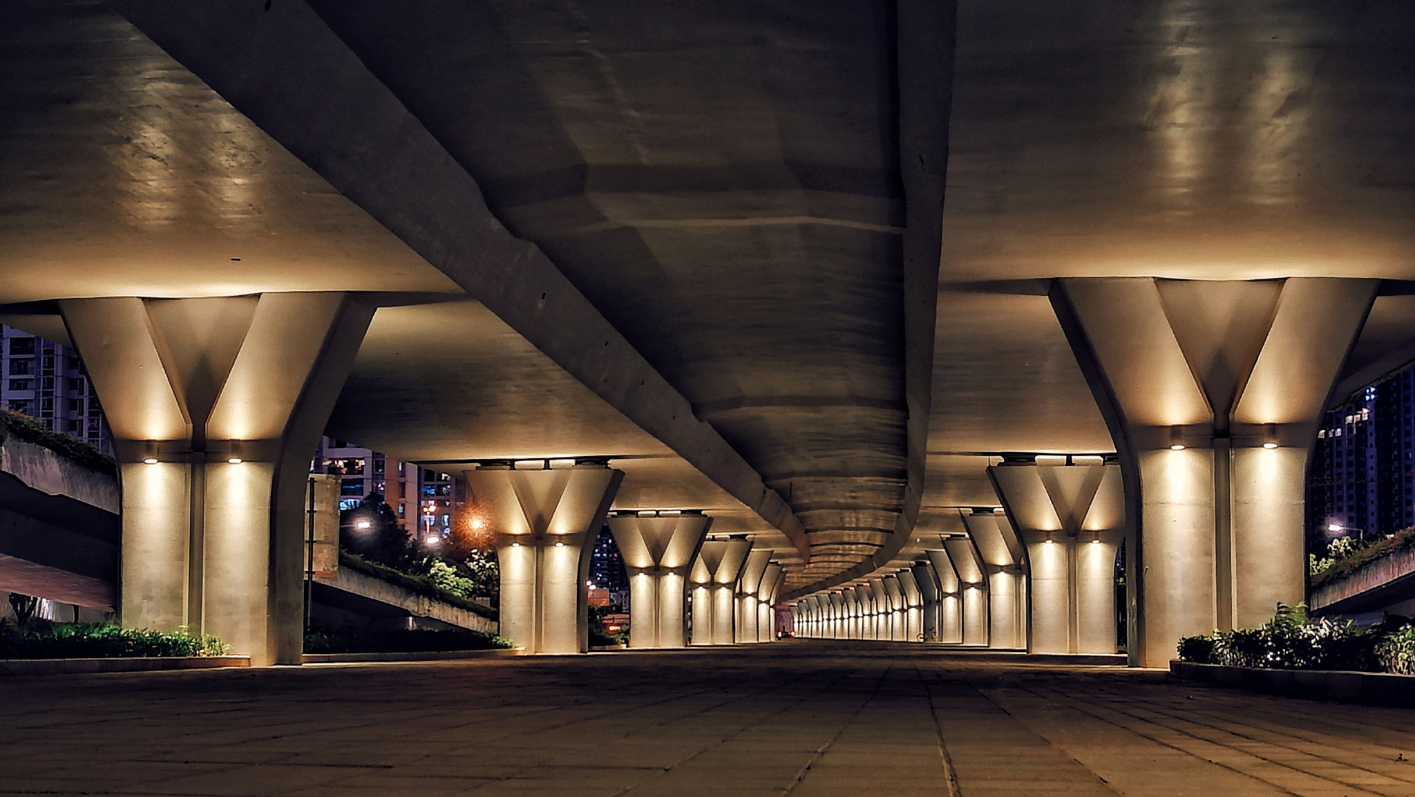 HUAWEI P9 Plus sample photo. Under the bridge photography