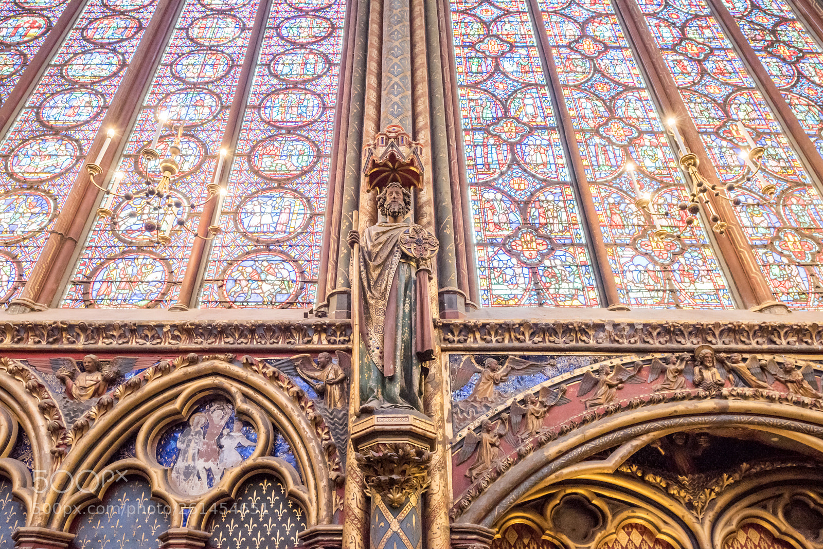Nikon D750 sample photo. Sainte-chapelle, paris, france photography