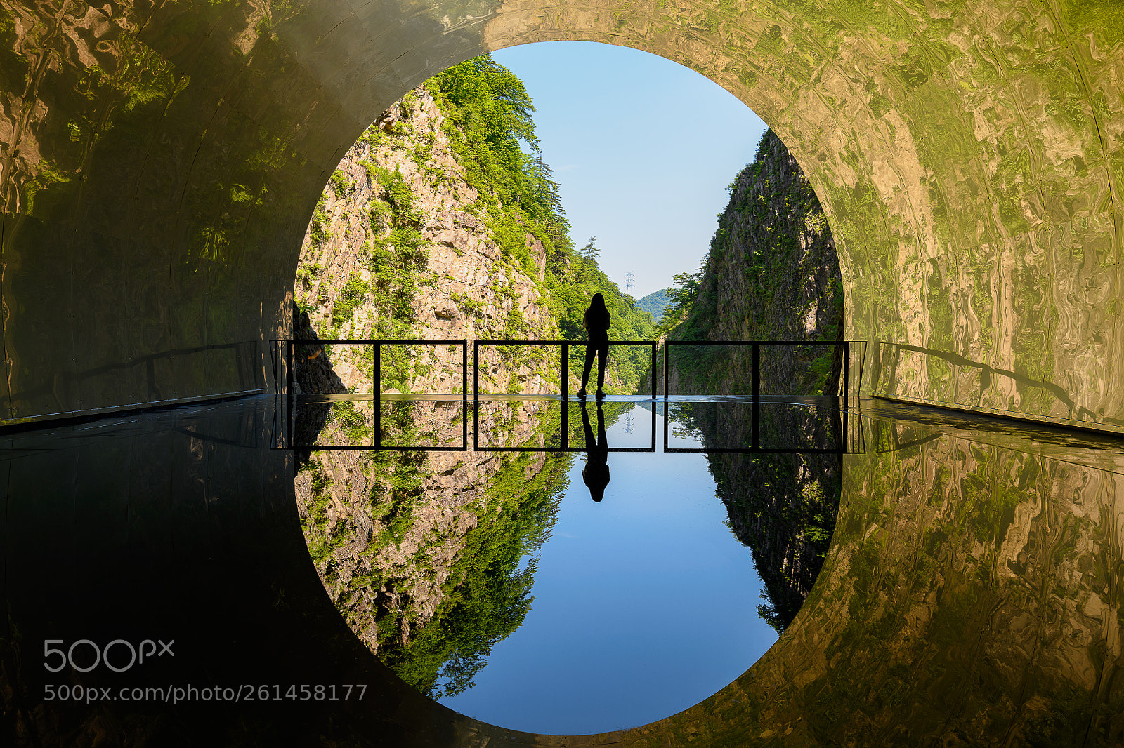 Nikon D850 sample photo. Kiyotsu valley tunnel photography