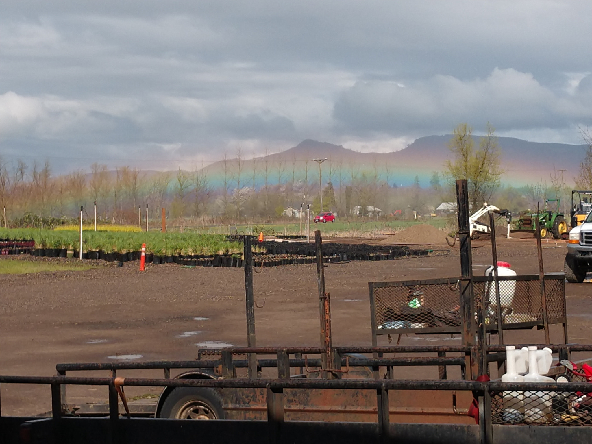 Motorola Moto Z (2) sample photo. Odd rainbow in the willamette vally oregon photography