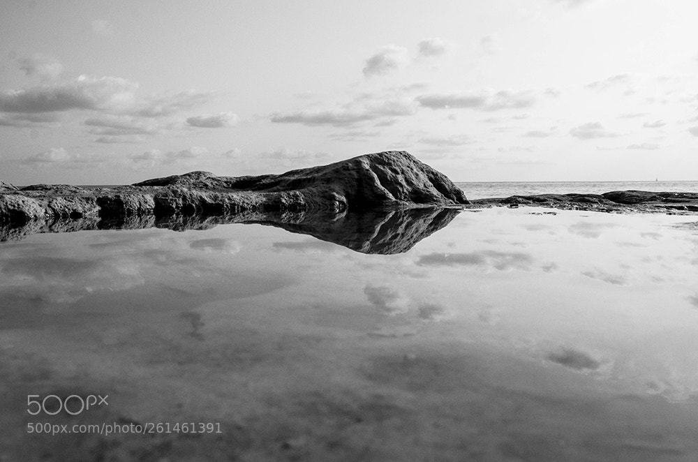 Nikon D7000 sample photo. Sliema mirror reflection photography
