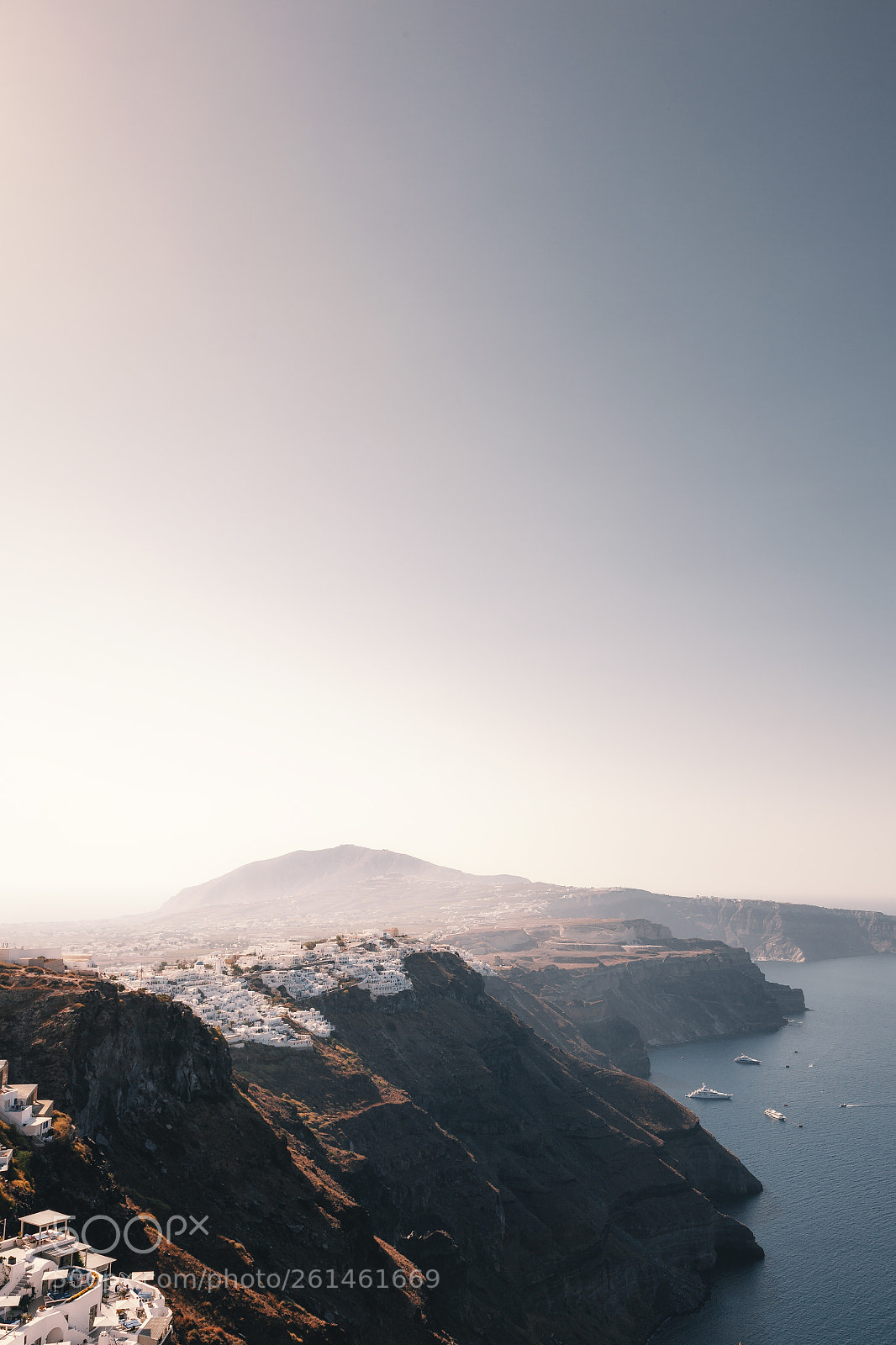 Canon EOS 5D Mark II sample photo. Sunrise over santorini photography