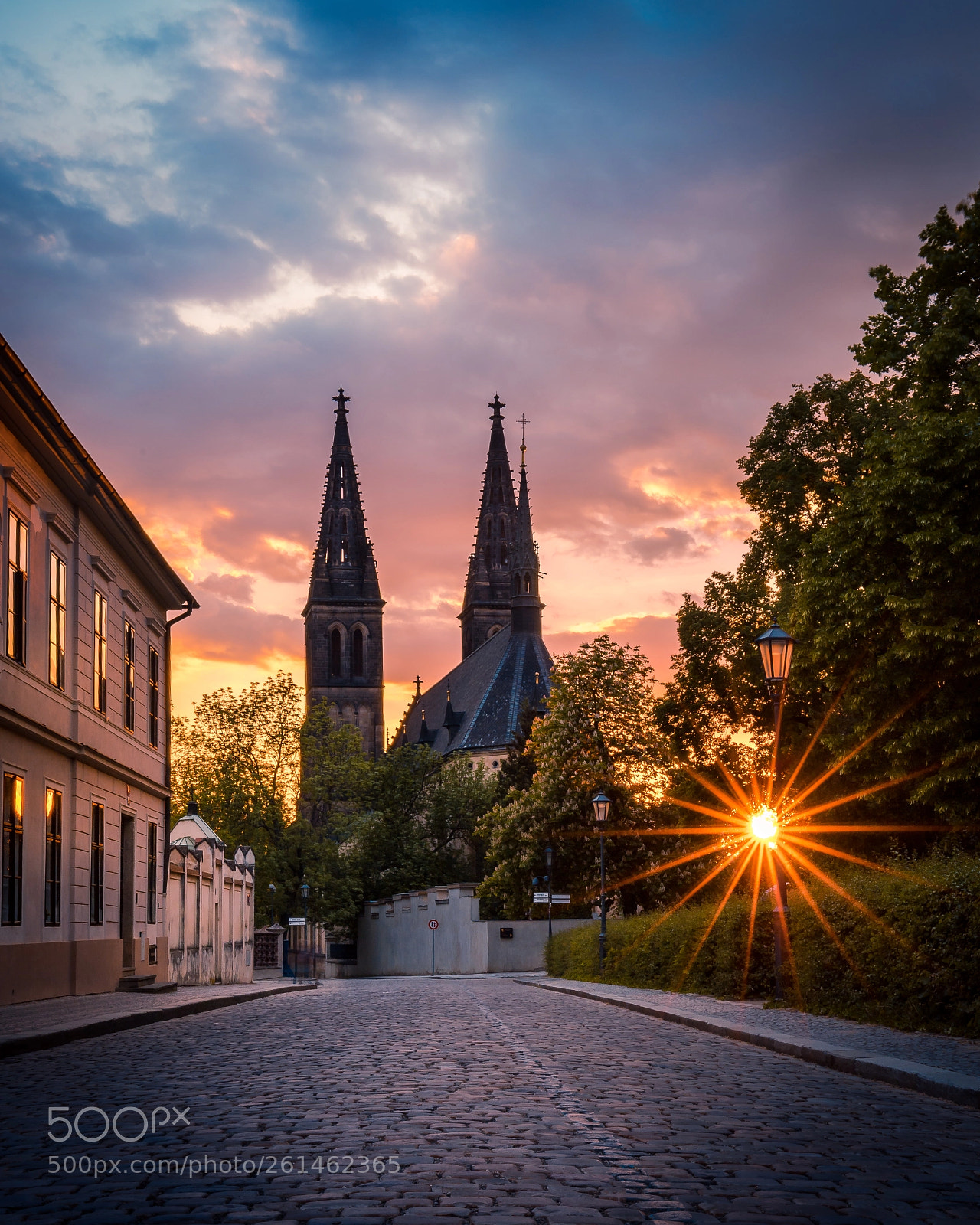 Canon EOS 6D Mark II sample photo. Vysehrad sunset, praha photography