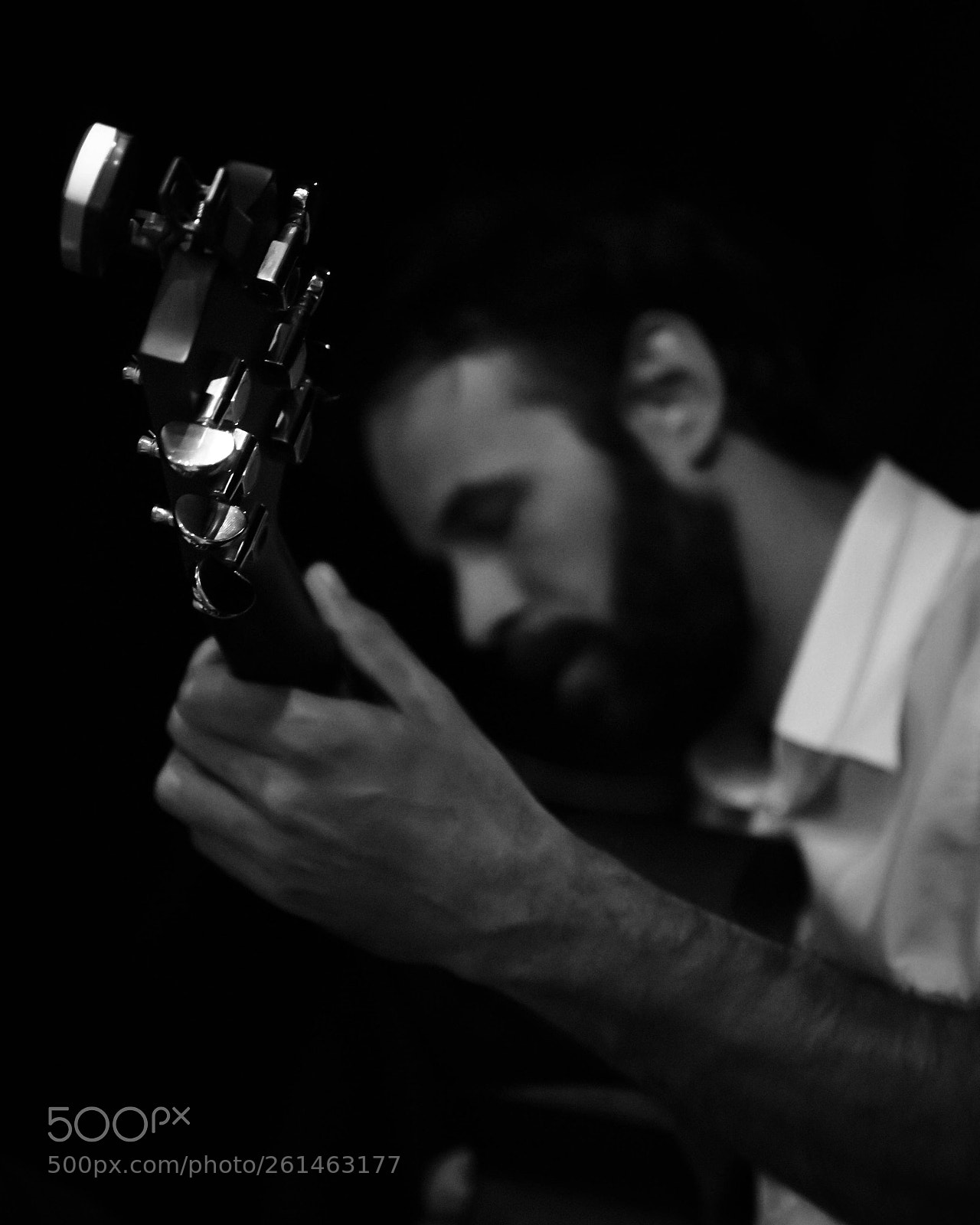Nikon D7000 sample photo. The musician photography