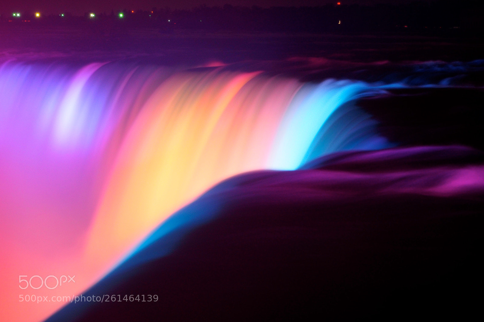 Olympus OM-D E-M10 II sample photo. Horseshoe falls at night photography