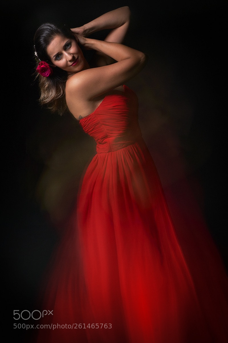 Sony a7R III sample photo. Kinetic red photography