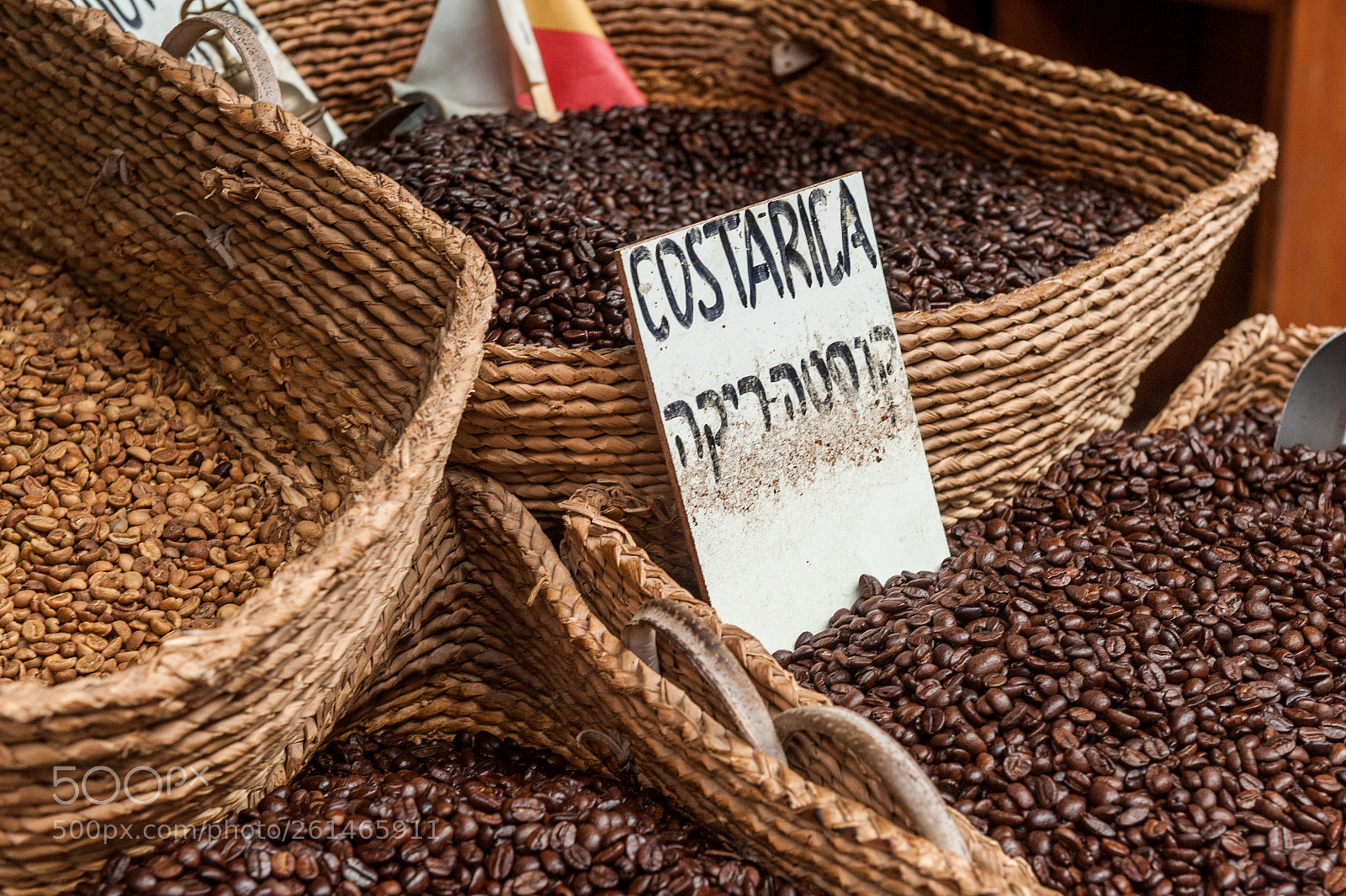 Nikon D700 sample photo. Coffee beans sold at photography