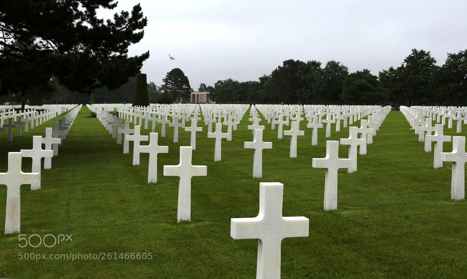 Canon EOS 6D sample photo. The american cemetary  colleville photography