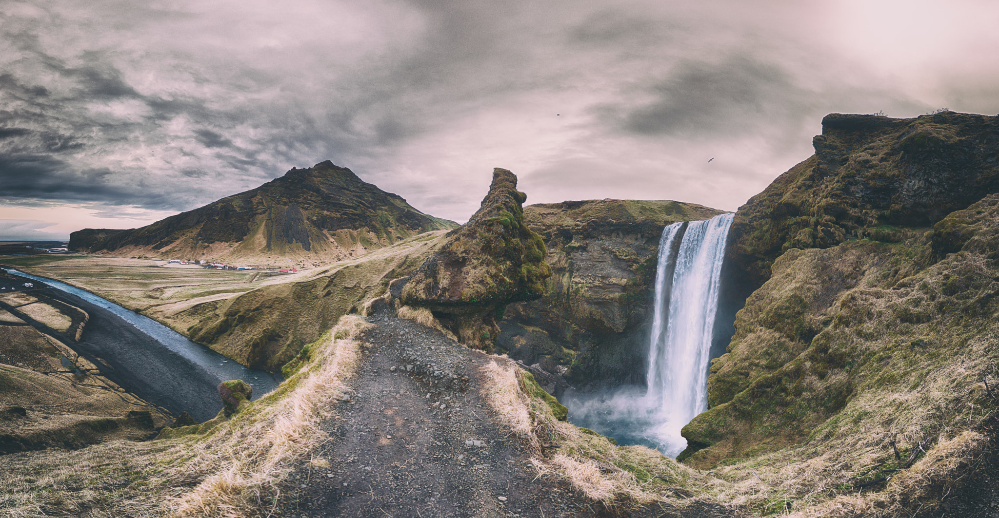 Sony Alpha NEX-5N sample photo. Skógafoss landscape photography