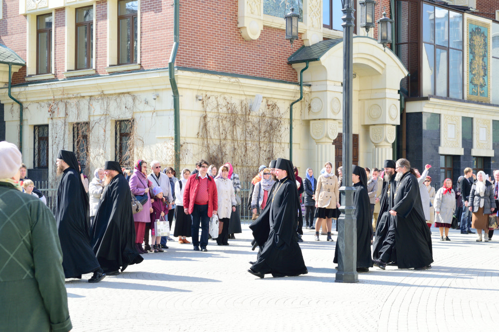 Nikon D5300 sample photo. Сретенский монастырь Братия монастыря идёт со службы photography