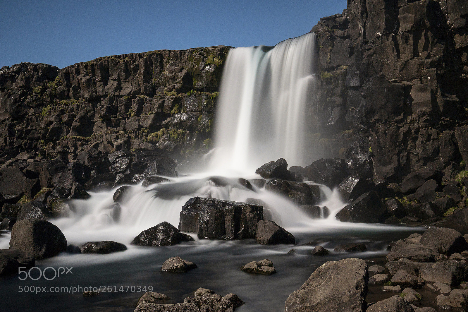 Sony a6500 sample photo. Öxararfoss photography