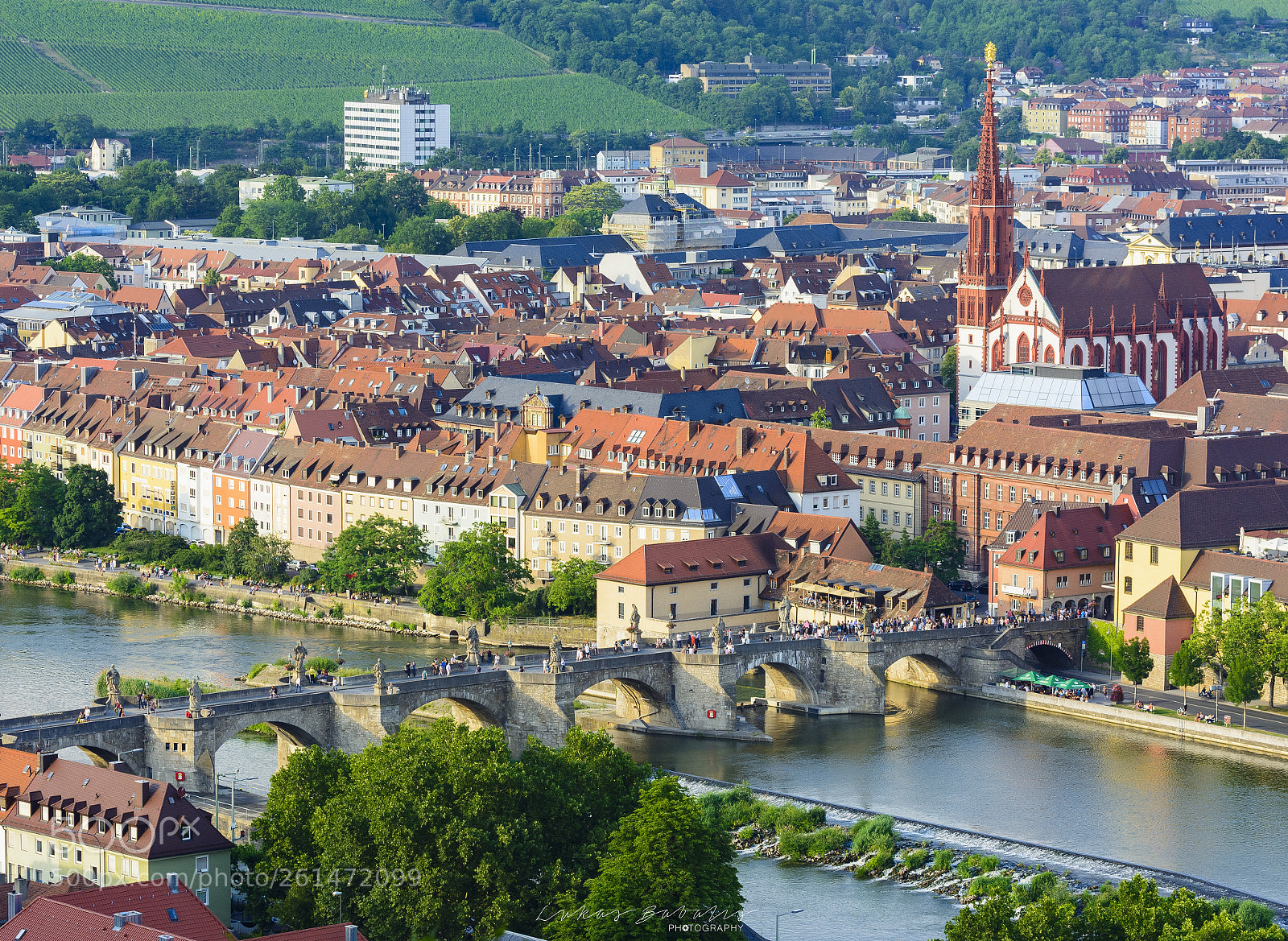 Nikon D7100 sample photo. Würzburg from above photography