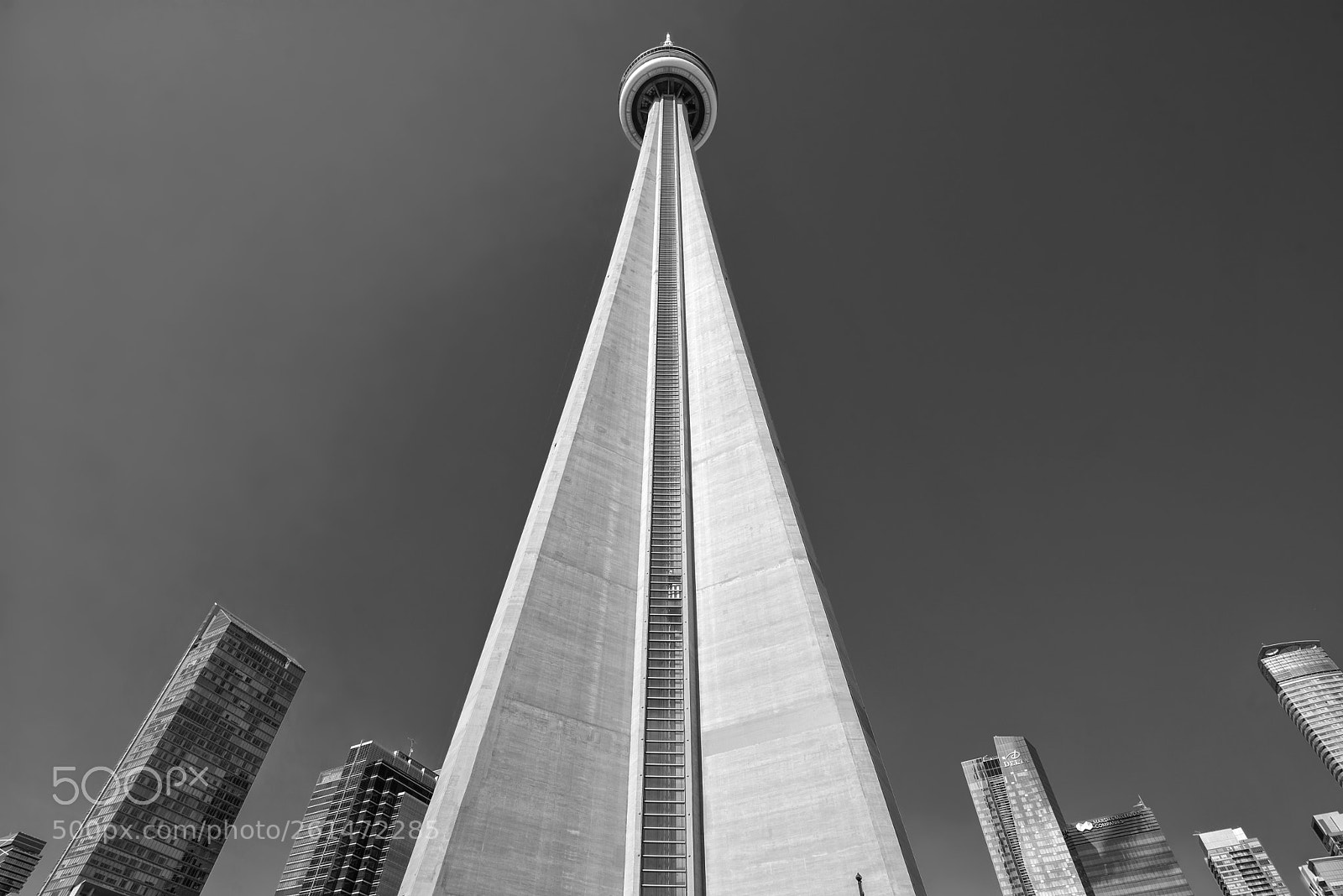 Nikon D610 sample photo. Cn tower, toronto photography