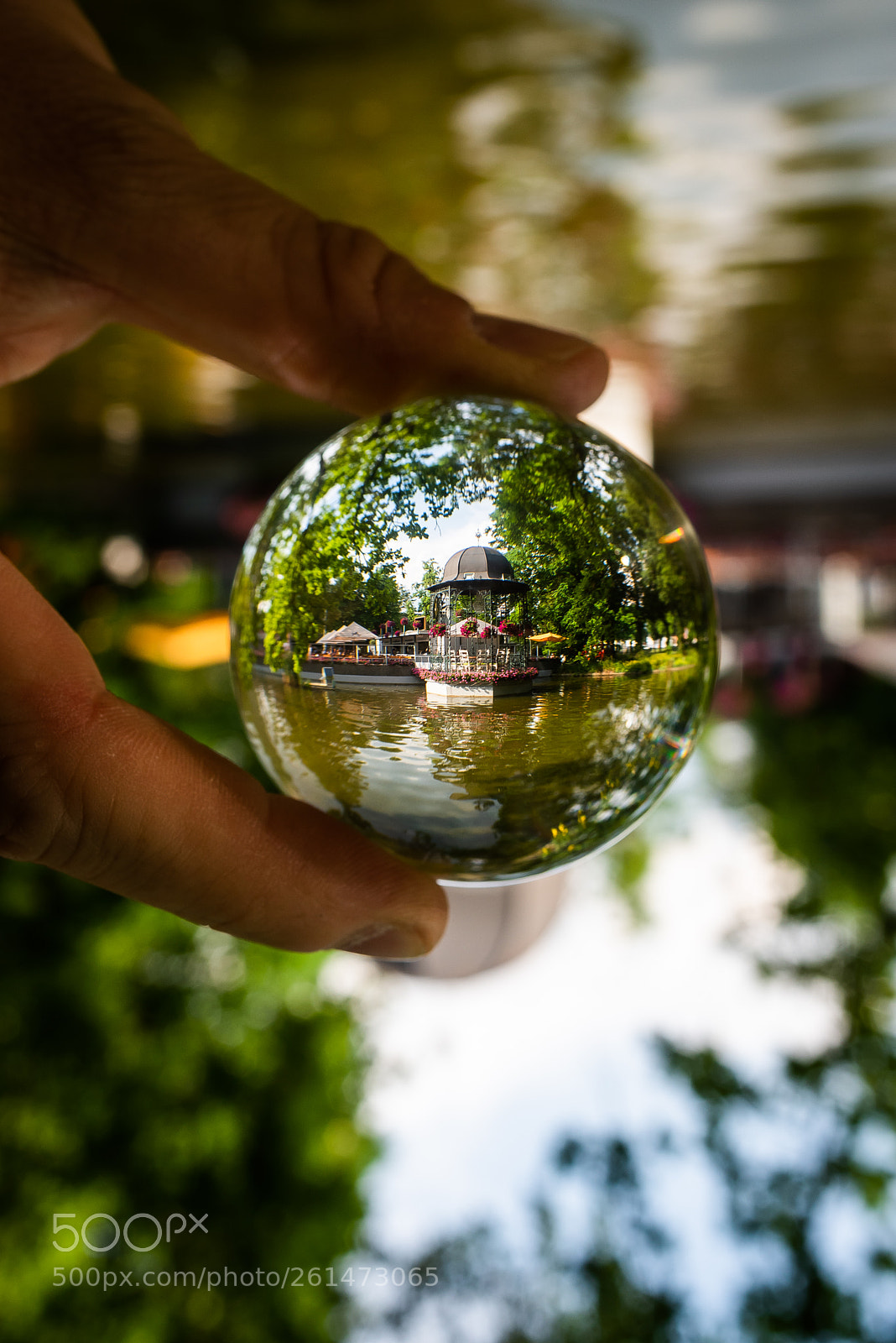 Nikon D810 sample photo. Playing with lens ball photography