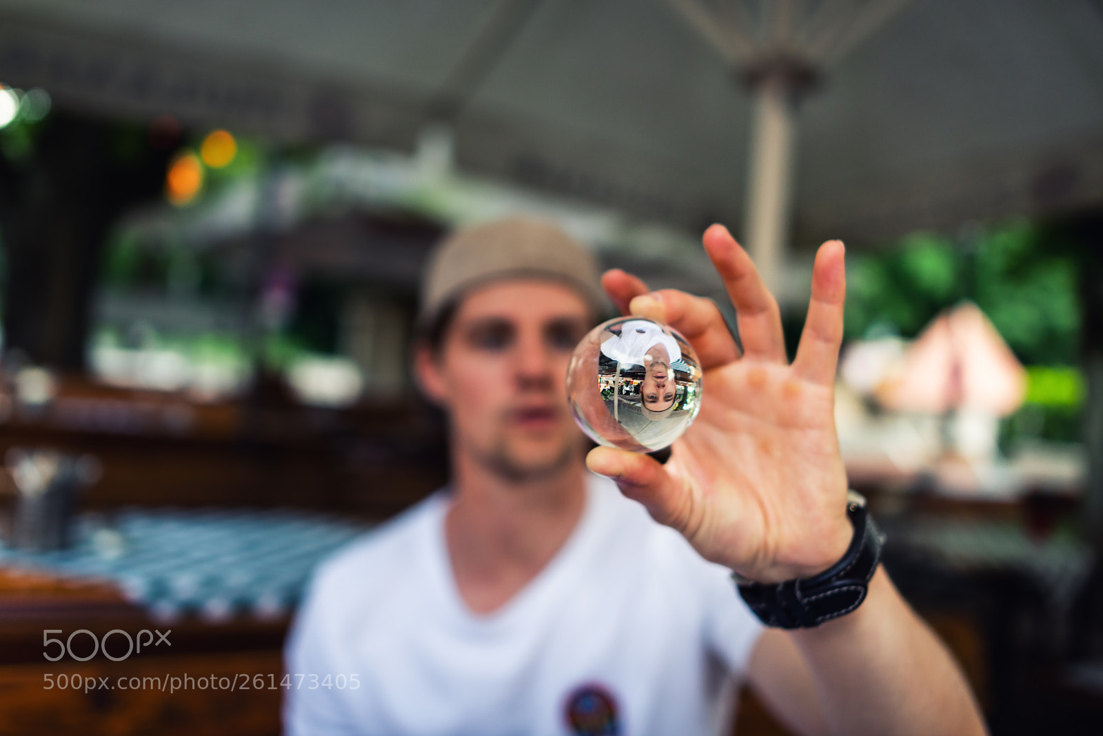 Nikon D810 sample photo. Playing with lens ball photography