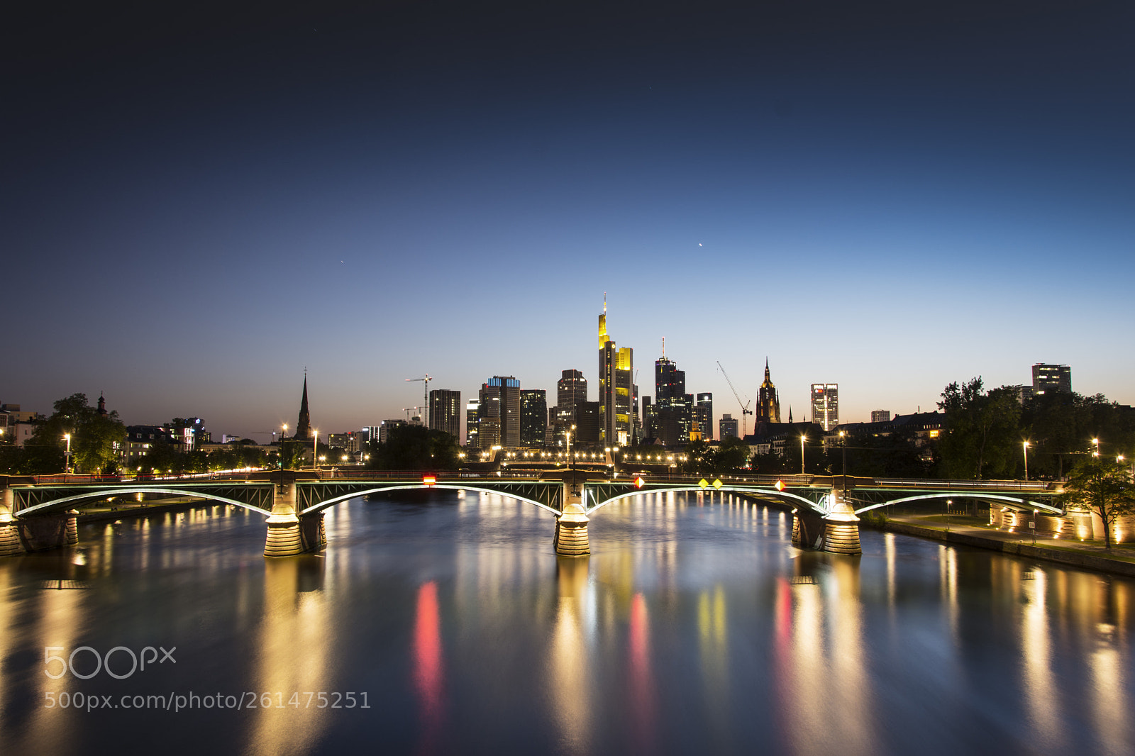 Nikon D7100 sample photo. Frankfurt skyline photography