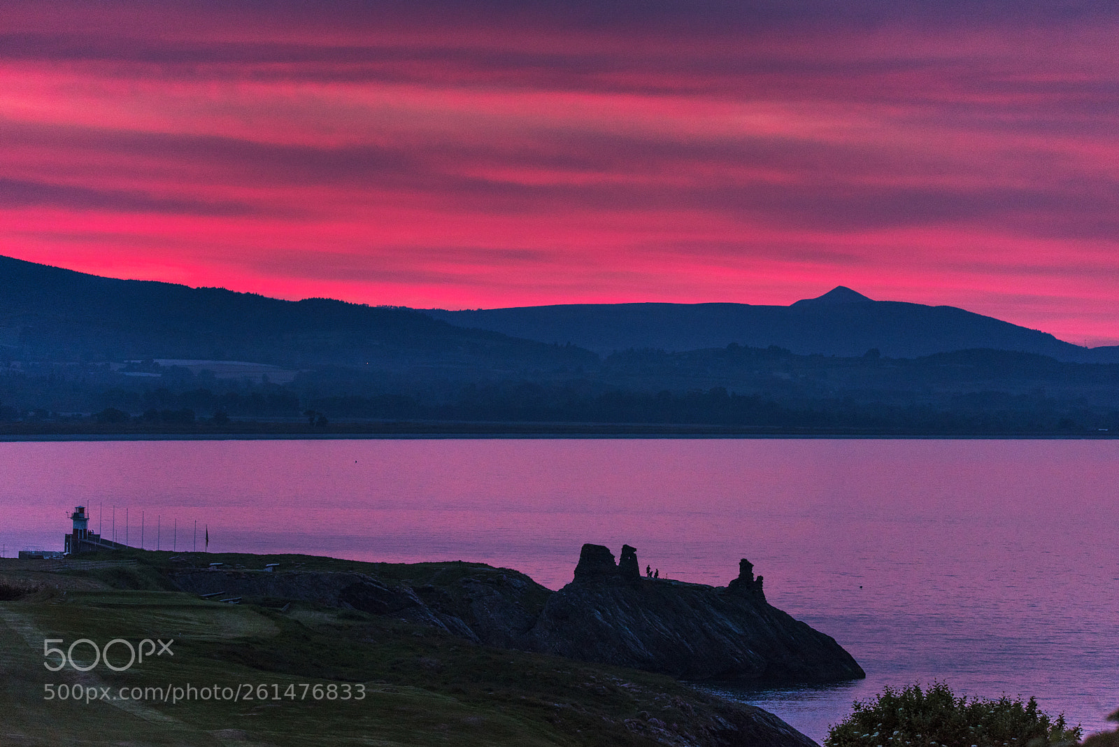 Nikon D750 sample photo. Wicklow black castle sunset photography